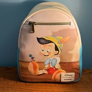 NEW Pinocchio Disney Loungefly backpack
